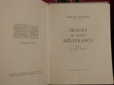 Images de nôtre délivrance. Dessins de Claude Lepape.
