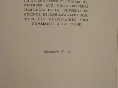 Gnafron à Paris ou Le Savetier Poète comédie en deux actes, écrite pour le Guignol lyonnais, illustrée de six lithographies par l'auteur.