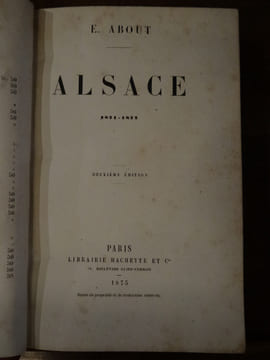 Alsace 1871-1872.. About, Edmond.