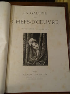 La Galerie des Chefs-d'Oeuvre. Introduction par Adrien Vély.