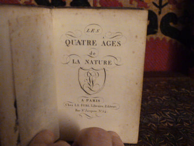 Les quatre âges de la nature.