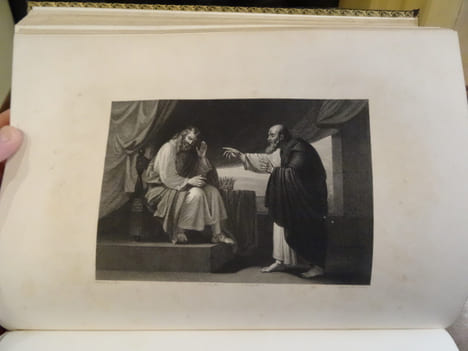 Galleria Biblica, ovvero serie di 90 incisioni in acciaio tolte da celebri quadri dei più famosi artisti antichi e moderni, con illustrazioni ...