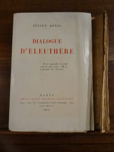 Dialogue d'Eleuthère.
