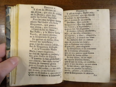 Epitome de la eloquencia Espanola ; Arte de Discurrir, y Hablar con agudeza, y elegencia, en todo genero de assumptos, de orar, predicar, arguir, conversar, componer embaxadas, cartas, y recados ; con chistes, que previenen las faltas, y exemplos, que mustran los aciertos.