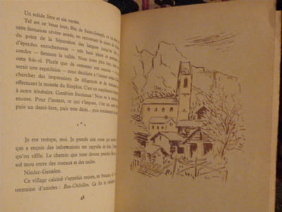 Le Parcours du Haut Rhône ou la Julienne et l'ail Sauvage, texte et croquis pris sur la route