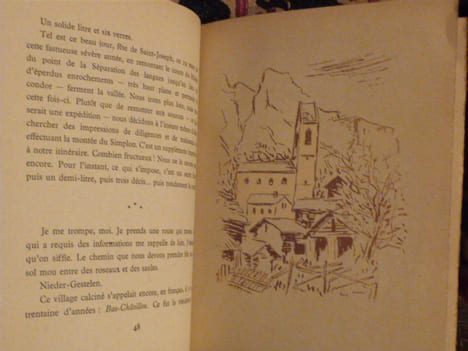 Le Parcours du Haut Rhône ou la Julienne et l'ail Sauvage, texte et croquis pris sur la route. Cingria, Charles-Albert et Monnier, Paul 