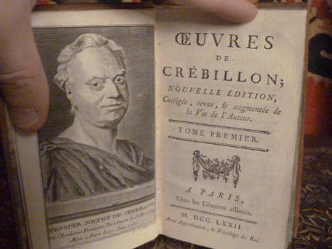 Oeuvres; nouvelle édition, corrigée, revue & augmentée de la vie de l'auteur.. Crébillon, Prosper Jolyot de.