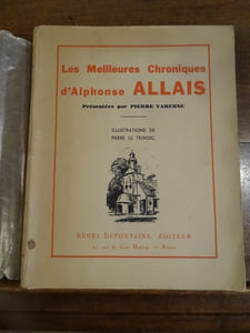 Les Meilleures Chroniques d'Alphonse Allais présentées par Pierre Varenne. Illustrations de Pierre le Trividic.