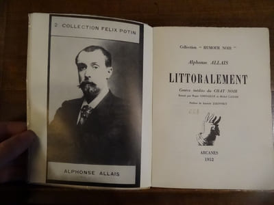 Littoralement, contes inédits du Chat Noir réunis par Roger Corneille et Michel Laclos, préface de Anatole Jakovsky.