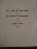 Histoire de Thouars et du Pays Thouarsais.. Morin, Adrien