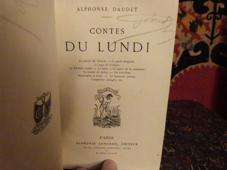 Contes du lundi. La partie de billard. Le porte drapeau. Le juge de Colmar. La dernière classe. Le képi. Le turco de la commune. Le teneur de livres. ...