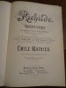 Richilde, Tragédie Lyrique en Cinq Acte en quatre et dix tableaux. Poème et Musique Emile Mathieu. Deutsche Bearbeitung von Friedrich Fremery. ...