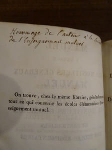  Manuel à l'usage des moniteurs généraux et particuliers des écoles régimentaires d'enseignement mutuel. Imprimé par Ordre de s. Exc. le Ministre de la guerre.