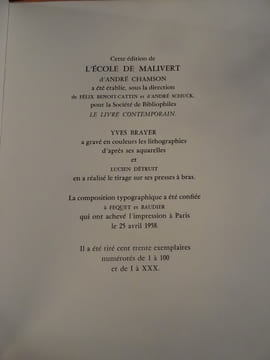 L'Ecole de Malivert.
. Chamson, André.