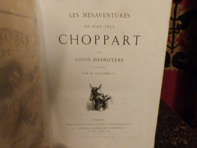 Les mésaventures de Jean-Paul Choppart, illustrées par H. Giacomelli.