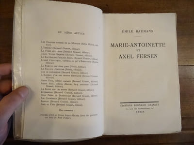 Marie-Antoinette et Axel Fersen.