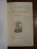 Oeuvres de A. de Lamartine. Poésies. Jocelyn.. Lamartine, Alphonse de.