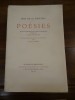 Poésies. Edition conforme aux textes originaux établies par Louis Perceau.. La Fontaine, Jean de.