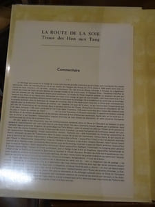 La Route de la Soie, Tissus des Han aux Tang.