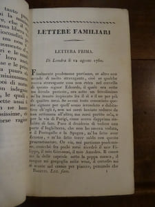 Lettere Familiari di Giuseppe Baretti a' suoi tre fratelli Filippo Giovanni E Amedeo, coll' aggiunta delle Lettere Intruttive scritte a vari dallo stesso Baretti e tratte da' suoi  scritti inediti o rari.