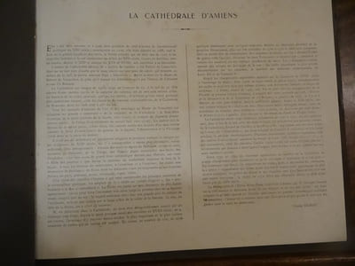 Cathédrale d'Amiens, 10 vues éditées par R. Caron.