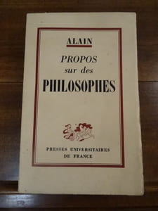 Propos sur des Philosophes.