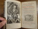 Œuvres Diverses de Pope, traduites de l'Anglois, nouvelle édition augmentée de plusieurs pièces et de la Vie de l'auteur. (5 tomes sur 7 manque le 2 ...
