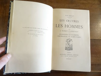 XIXè Siècle (deuxième série), Les Oeuvres et les Hommes : Journalistes et Polémistes, Chroniqueurs et Pamphlétaires.
