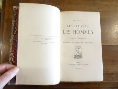 XIXè Siècle (deuxième série), Les Oeuvres et les Hommes : Portraits Politiques et littéraires. 
