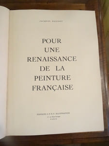 Pour une renaissance de la peinture française.