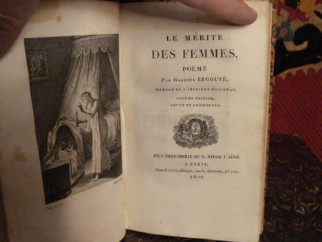 Le mérite des hommes, poème. Suivi de "Le mérite des femmes" par Gabriel Legouvé.. Gaetan, Angélique-Rose.