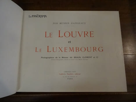 Le Panorama. Nos musées nationaux. Le Louvre et le Luxembourg.. undefined