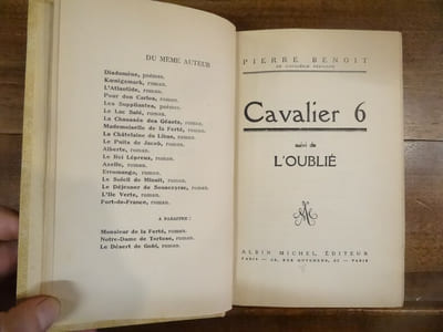 Cavalier 6 suivi de l'Oublié.