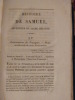 Histoire de Samuel, inventeur du sacre des rois, fragment d'un voyageur américain, traduit sur le manuscrit anglai. Anonyme [Volney]