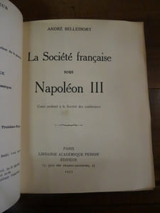 La Société française sous Napoléon III.