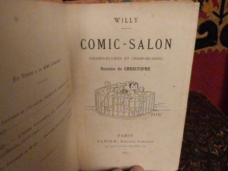 Comic-Salon (Champs-Elysées et Champ-de-mars). Dessins de Christophe.. Willy.