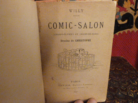Comic-Salon (Champs-Elysées et Champ-de-mars). Dessins de Christophe.. Willy.
