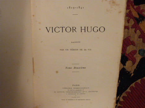 Victor Hugo raconté par un témoin de sa vie.. Anonyme, (Adèle, Hugo).