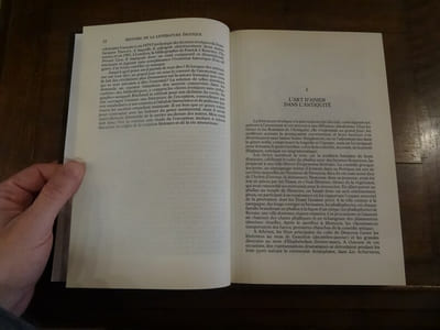 Histoire de la littérature érotique.