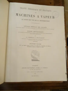 Traité Théorique et pratique des machines à Vapeur au point de vue de la Distribution. Atlas seul.