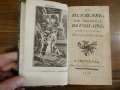 La Henriade, [avec les variantes et l'essai sur la poésie épique].. Voltaire