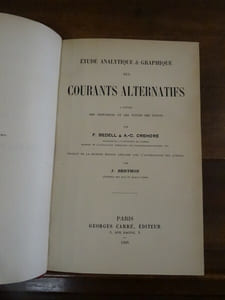 Etude analytique et graphique des courants alternatifs.

