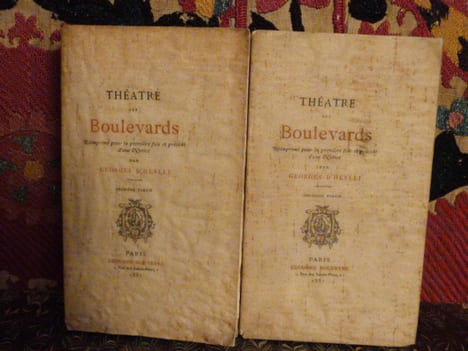 Théâtre des boulevards. Réimprimé pour la première fois et précédé d'une notice par Georges d'Heylli.. Heylli, Georges de.
