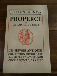 Properce ou les amants de Tibur.