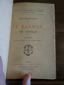 Le Barbier de Séville. Eugénie. Avec un essai sur le drame sérieux.