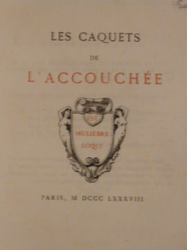 Les Caquets de l'accouchée. Publiés par D. Jouaust, avec une préface de Louis Ulbach. Eaux-fortes de Ad. Lalauze.. undefined
