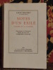 Notes d'un Exilé. (Londres et La Flandre). Daudet, Léon