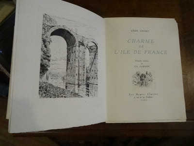 Charme de l'Ile de France. Pointe sèches de Ch. Samson.