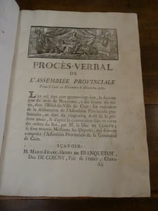 Procès-verbal des séances de l'assemblée provinciale de Basse-Normandie, tenue à Caen en novembre & décembre 1787.
