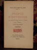 Propos d'Ouvreuse, avec le portrait de l'auteur, bois gravés et dessinés par Robert Barriot et deux lettres-préfaces de Colette.. Gauthiers-Villars, ...